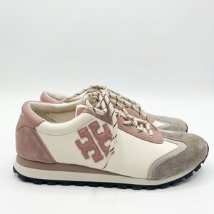 ​NWOB Tory Burch Tory Trainer Sneaker 9.5 Vibram Pink Grey